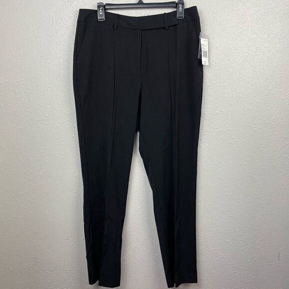NWT Luciano Dante Womens Black Slacks Size 10 - Picture 1 of 8